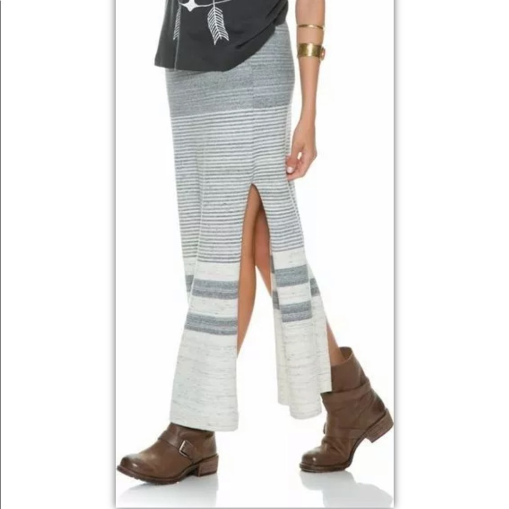 Kersh Women's Naomi Space dye Maxi Skirt Gray - Picture 7 of 16
